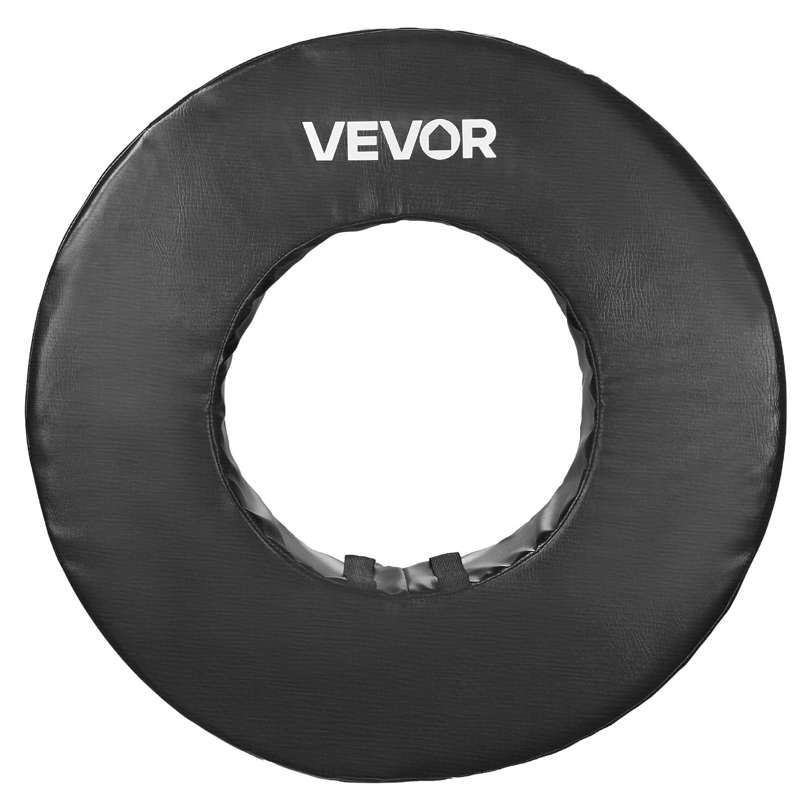 VEVOR Roue de Plaquage de Rugby en PVC Imperméable et Éponge Haute Densité, Matériels d’Entraînement de Football Américain avec Sangles, Équipement pour Exercices Tacle Blocage Défense, Noir