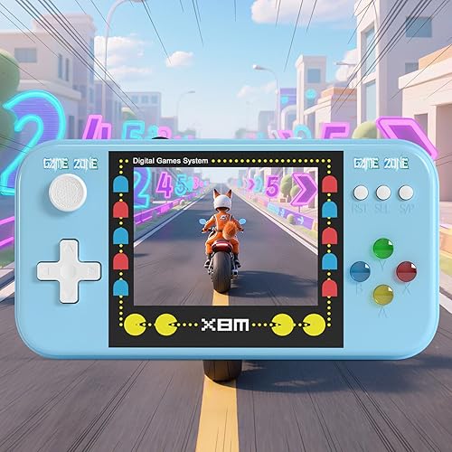 Miniatura 5 de Handheld game console, Preloaded 500 Retro Video Games with 3.0 LCD Screen, Rechargeable Battery Mini Arcade Electronic Toy Gift for Boys & Girls