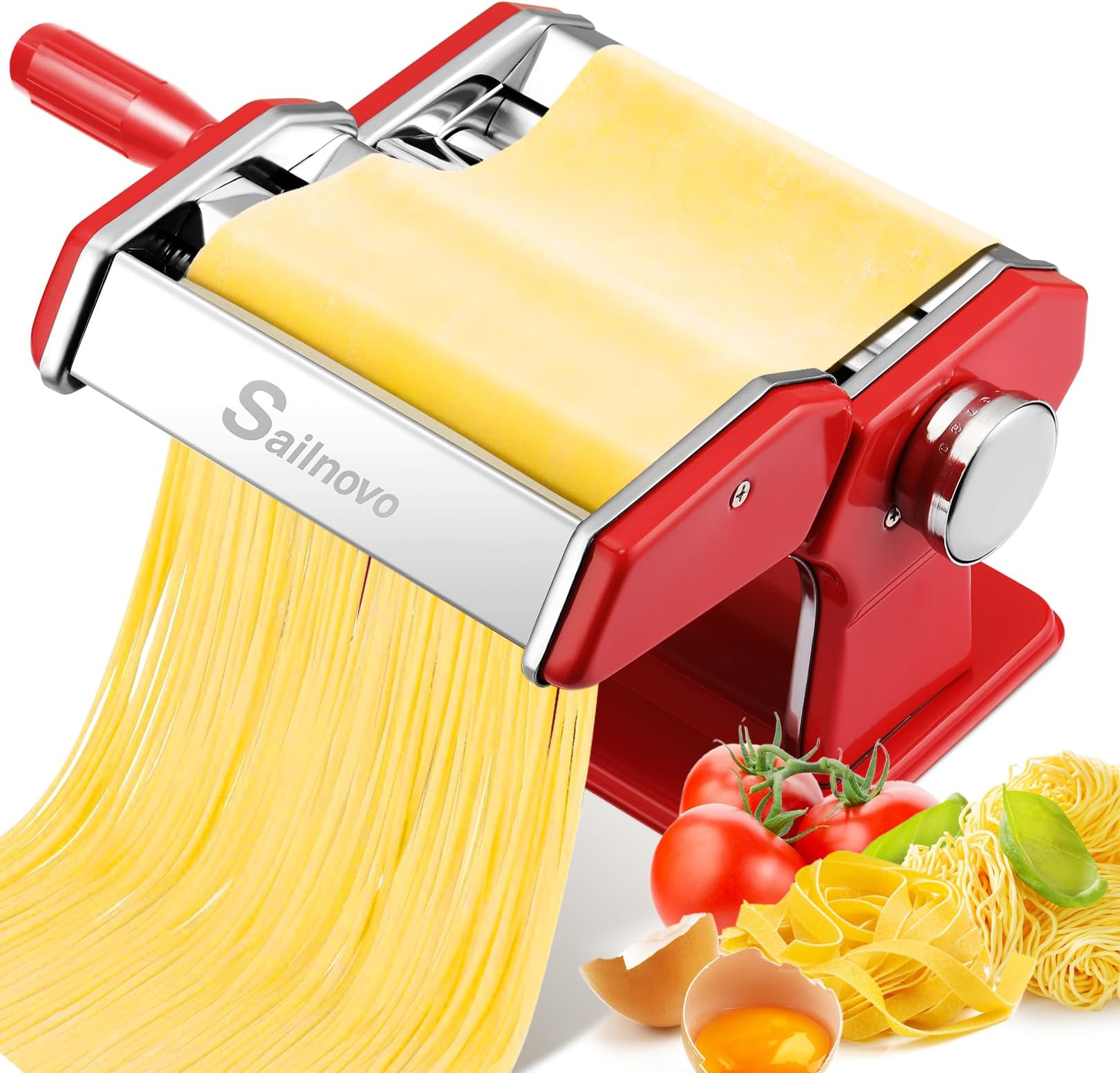 Pasta Maker Machine by Imperia Heavy Duty, Italy Made Steel Construction w Easy