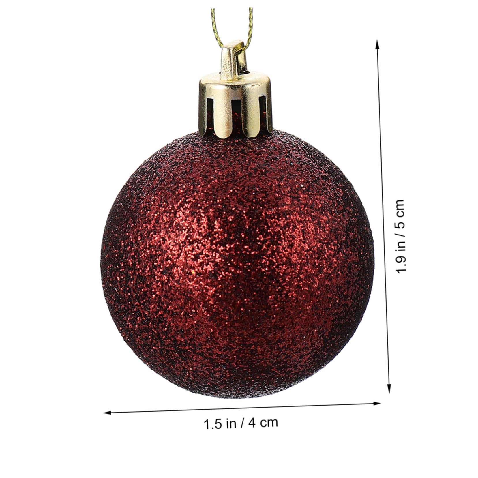 Cabilock Adorno Colgante De Navidad Forma De Bola para Decorar Árboles De Navidad Accesorio Festivo para Hogar y Celebraciones Navideñas