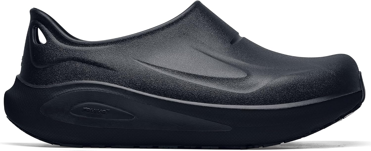 Shoes for Crews Slip-Resistant Work Clogs for Men & Women - Comfortable Slip-On Unisex Clogs for Work - Ideal for Food Service, Grocery - Overtime