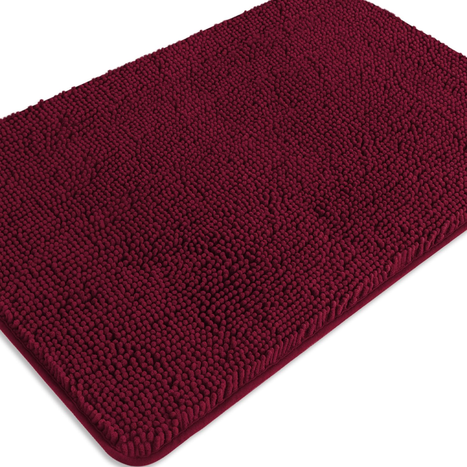 Tapis de bain doux antidérapant et épais lavable 61x91