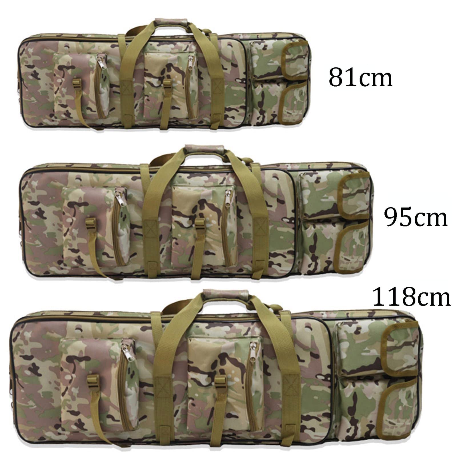 Custodia per Fucile,Supporto al Poligono,Paintball,Resistente e Impermeabile,81 cm/95 cm/118cm Custodia per Fucile Adatta alla Maggior Parte dei Fucili,Zaino Fucile Caccia