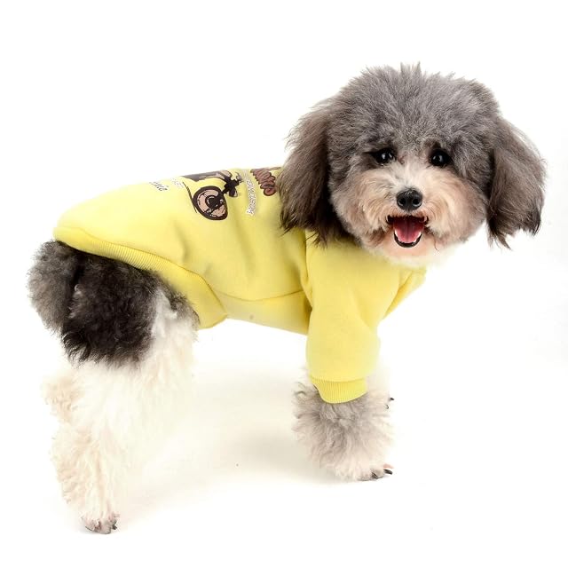 Foto 7 de 8 de Ranphy - Sudadera para perros pequeños, forro polar, para niña, invierno, cálida, para cachorros…
