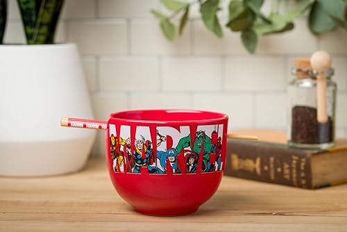 Miniatura 112 de Silver Buffalo - Cuenco con palillos para arroz, fideos o ramen, de cerámica, modelo Hogwarts Railways con escudo, de Harry Potter, apto