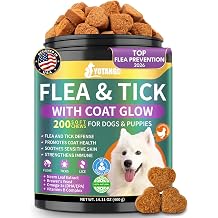 Flea and Tick Prevention for Dogs Chewables, Dog Flea and Tick Treatment