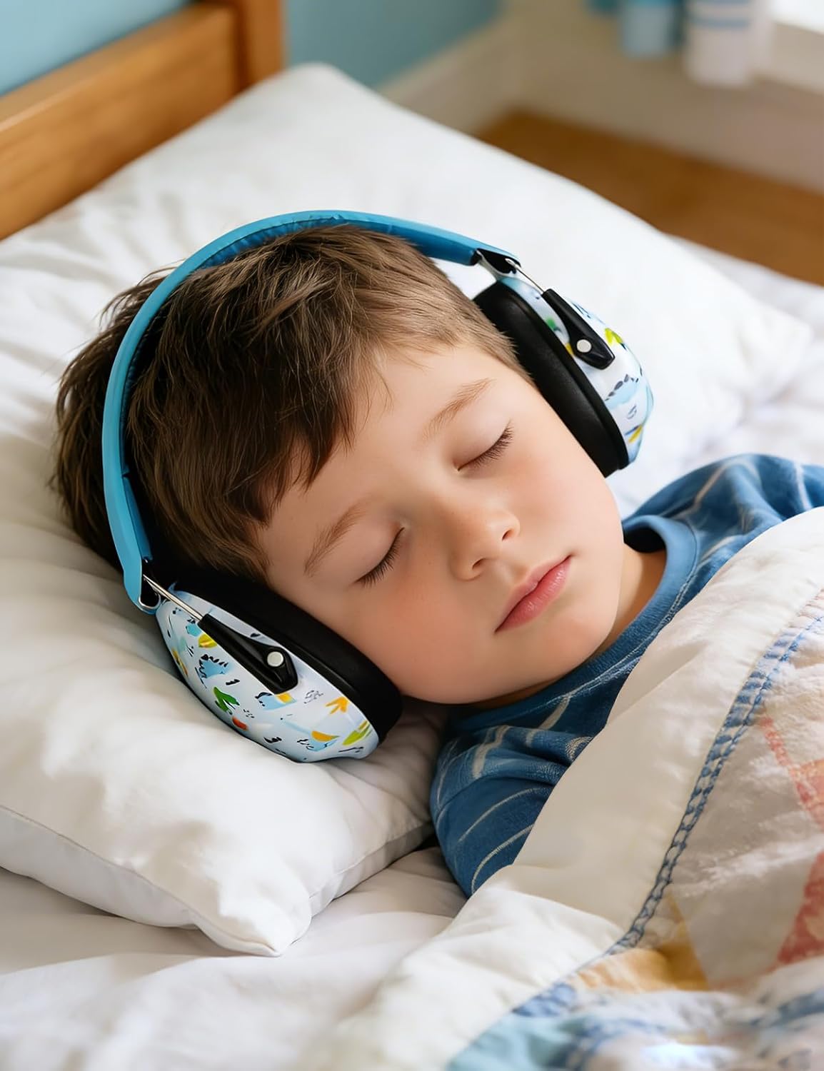 Kids Noise Canceling Earmuffs, 25-30dB Noise Reduction Ear Protection, Adjustable Headband Concert Fireworks, Autism