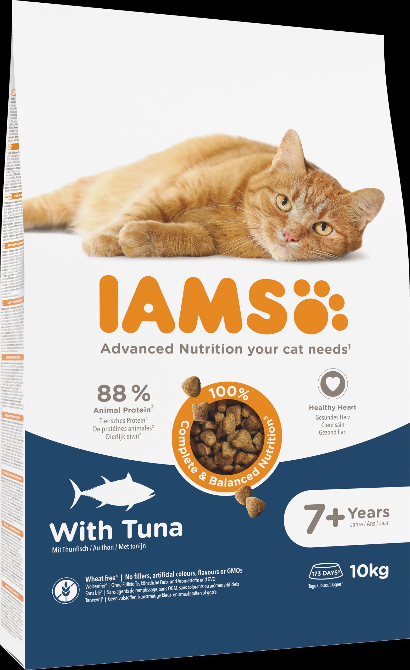 IAMS Alimento Seco para Gatos Senior con Atún, 10kg