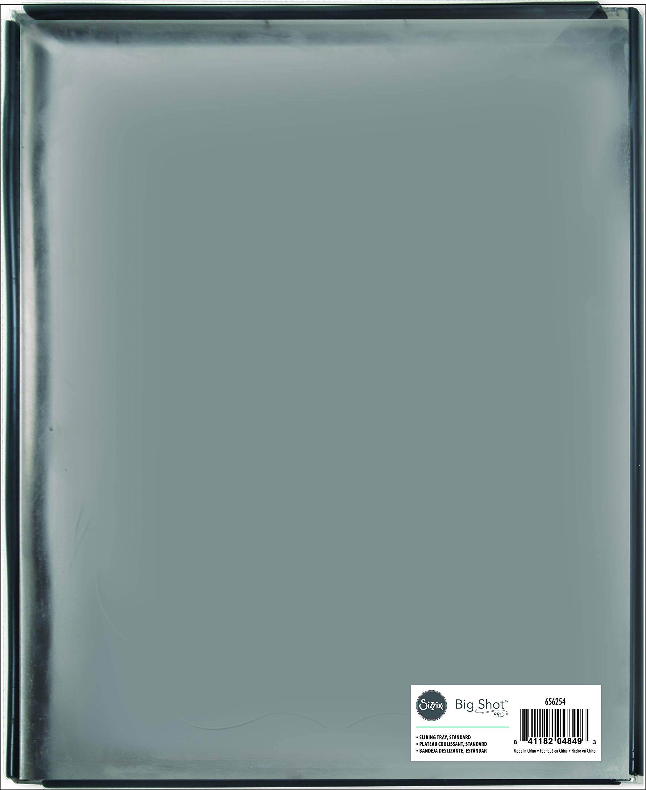 Sizzix 656254 Accessori Bigz Big Shot PRO Sliding Tray, Standard, Acciaio Inossidabile, Multicolore, 39.4 x 32.4 x 1.4 cm