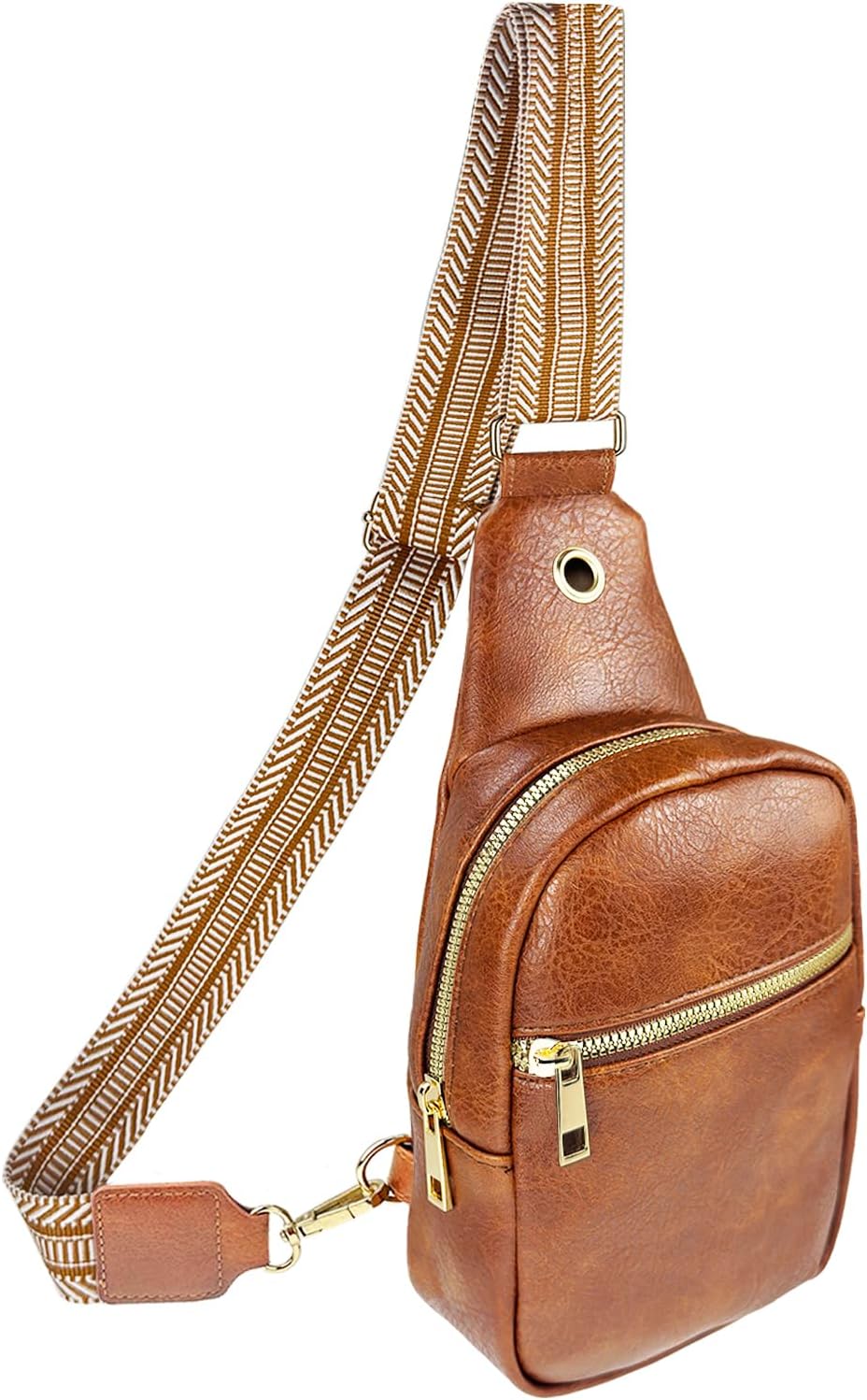 Bunliuys Small Sling Bag, Women's Fanny Pack Fanny Packs Belt Bag Crossbody Bags Chest Bag for Women