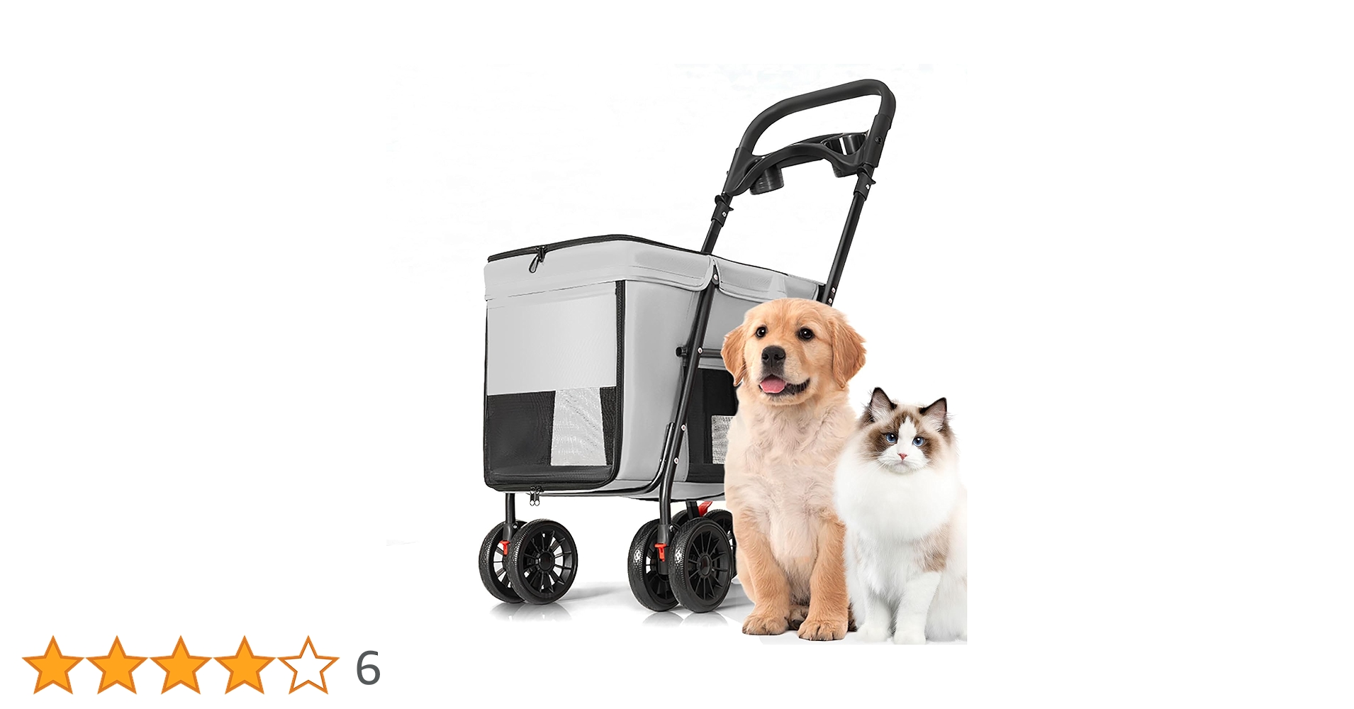 Amazon | OXSITO ペットカート 分離型 多頭の小型犬&猫 中型犬一匹用 Amazon | OXSITO ペットカート 分離型 多頭の小型犬&猫 中型犬一匹用