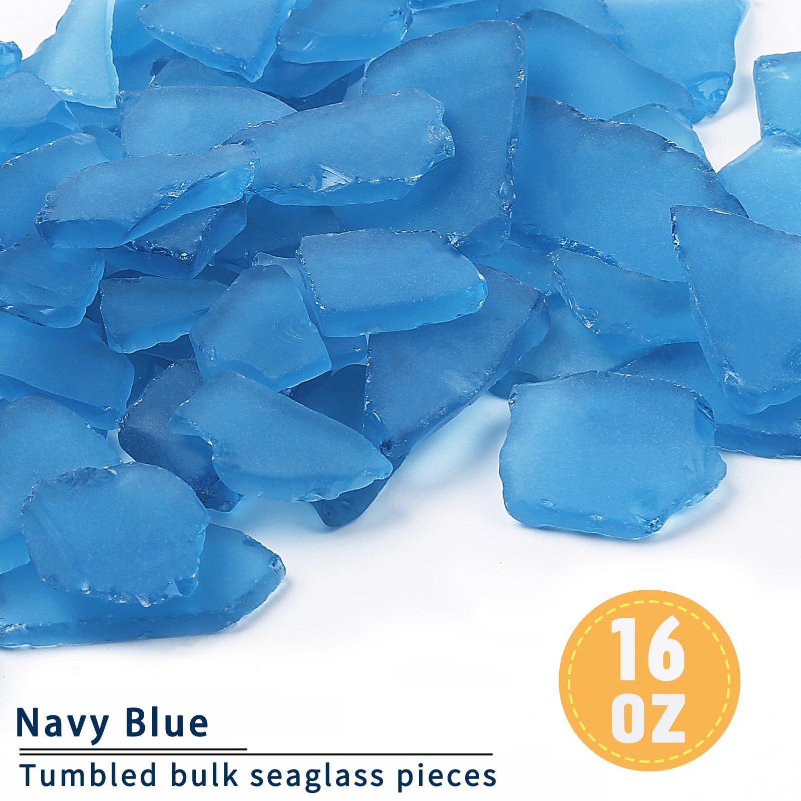 Jetec Seeglas Zum Basteln - 325ml Kobalt Blaues Seeglas Für Deko & Vasen