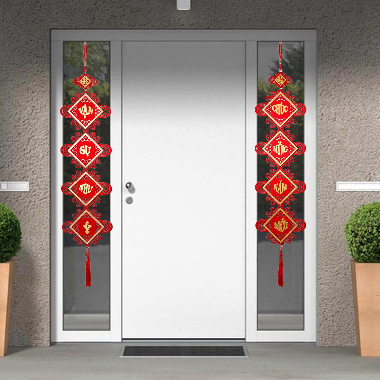 Amazon.co.jp: 2024ベトナム正月飾り、 旧正吊り下げ飾り 、テト祭り