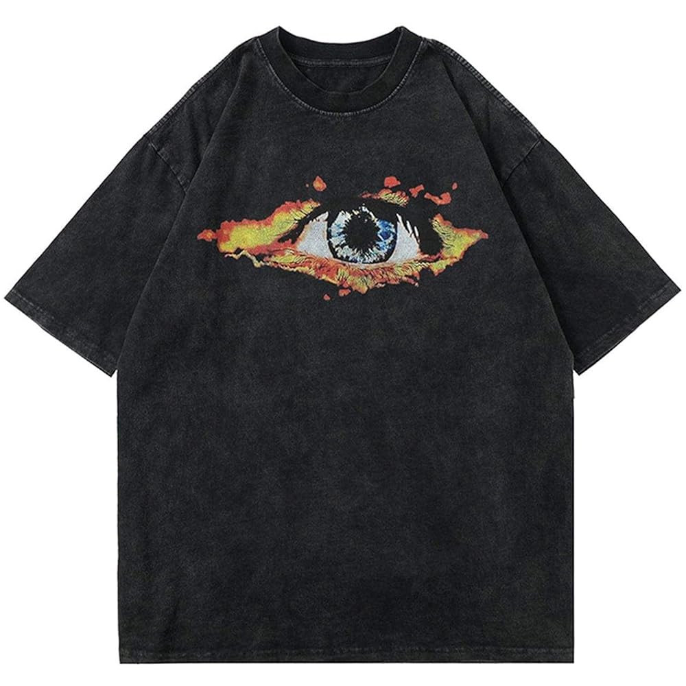 Aelfric Eden Mens Black Graphic T-Shirts Oversized Washed Aelfric Eden Mens Black Graphic T-Shirts Oversized Washed