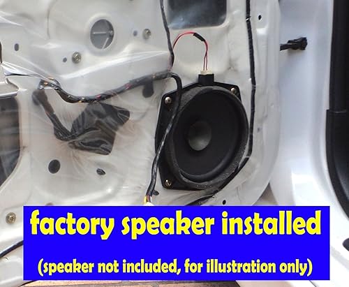 Anillos espaciadores adaptadores de altavoces delanteros o traseros de 6 12 pulgadas y 6.5 pulgadas para Mitsubishi Lancer 2002-2007 - SAK058_55-1