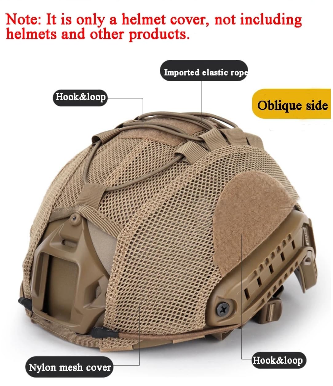 Funda táctica para Casco Airsoft Paintball Caza Tiro CS