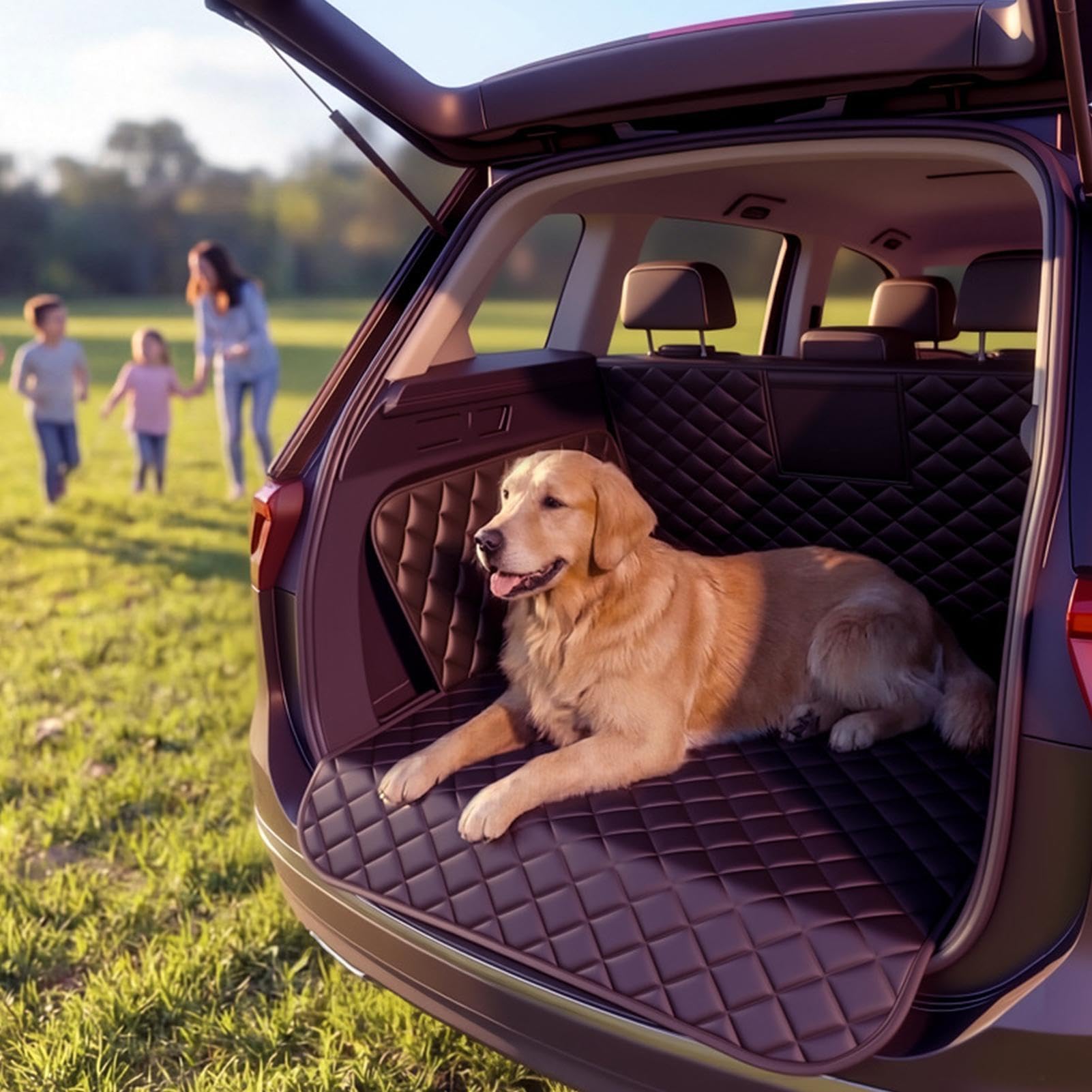 ONEMAJI Dog Boot Liner for Ineos Grenadier 2022 2023 2024 2025 2026, Waterproof Pet Trunk Cover Scuff Protector Durable Quilted Car Boot Mat Nonslip Cargo Liner
