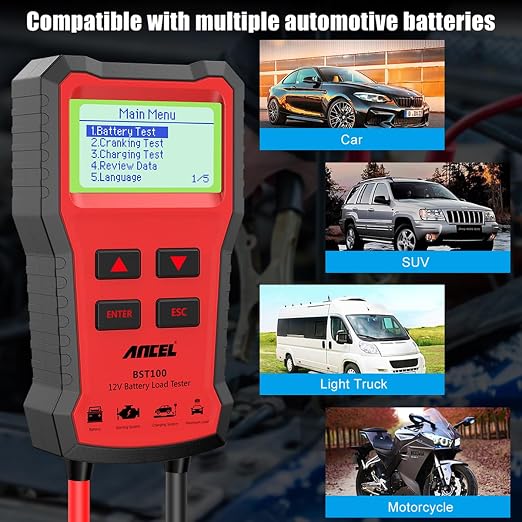 ANCEL IR101 Cámara Termográfica para Android (USB-C) y Tester de Baterías ANCEL BST100 – Imagen Infrarroja de Alta Resolución con Herramienta de Diagnóstico Completa para Salud de Baterías miniatura 9