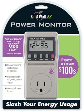 P3 International P4460 Kill A Watt EZ Electricity Usage Monitor, grey (10-Pack)