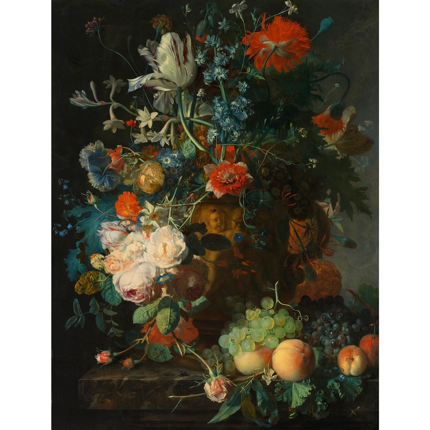 Toile Jan van Huysum décoration murale unique pour intérieur moderne