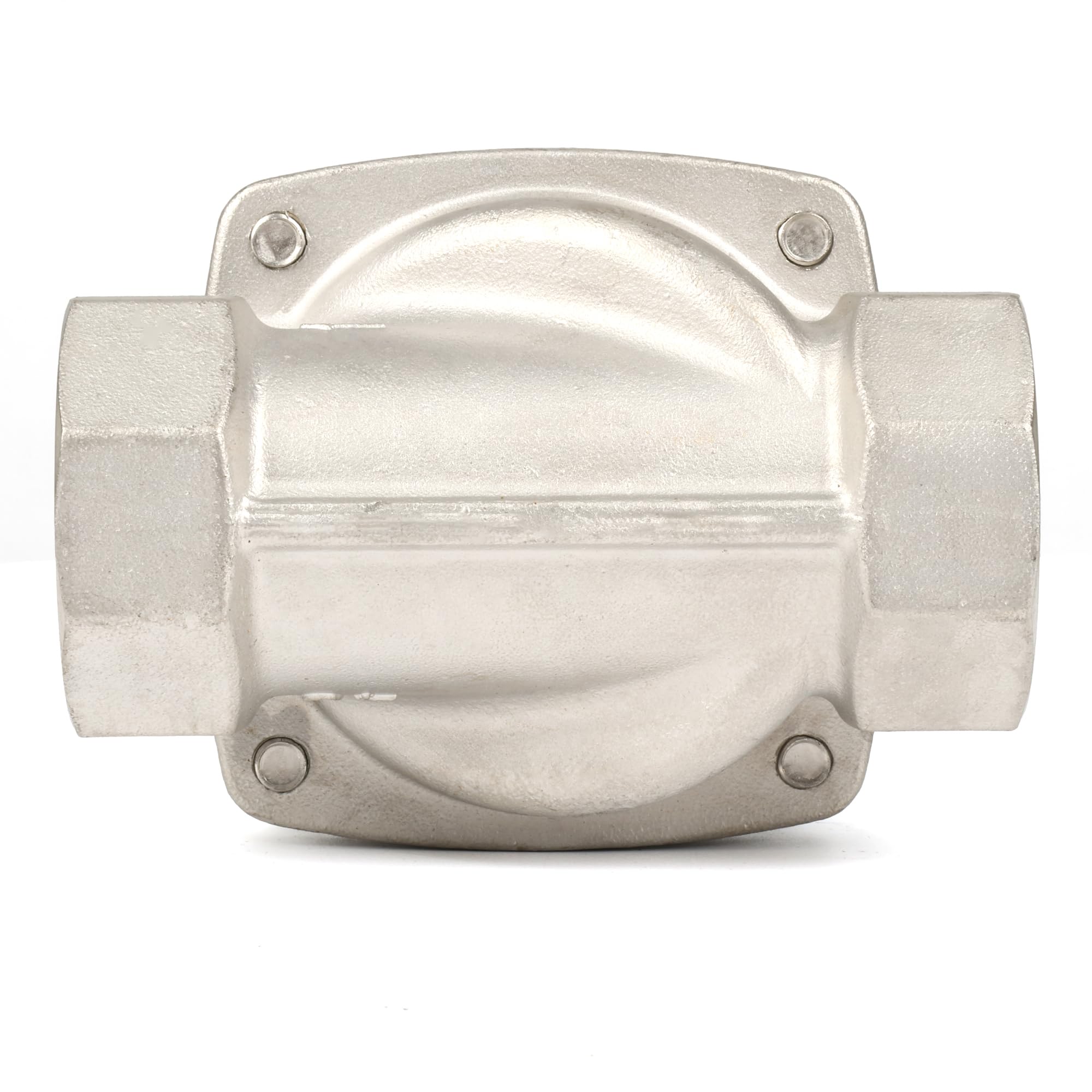 U.S. Solid Electroválvula Acero Inoxidable G 1 1/2 pulgada 220 V CA normalmente cerrada NC 10 bar, válvula eléctrica para agua, aire, diésel, queroseno, gasolina
