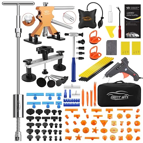 Paintless Dent Repair Kit with Enhanced Glue Tabs,Car Dent Removal