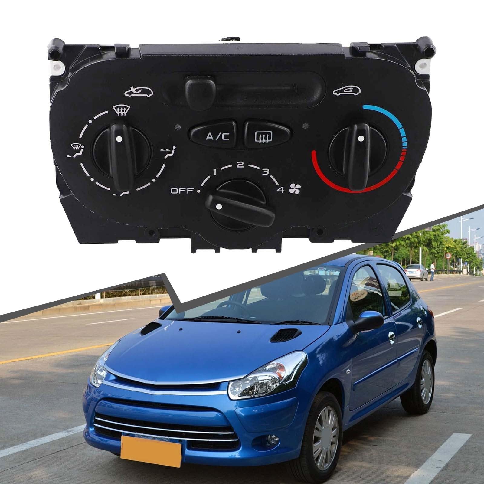 Interruttore di controllo del riscaldatore dell'aria condizionata per auto compatibile con veicoli 206 207 307 con numero OEM 9624675377 e X666633H