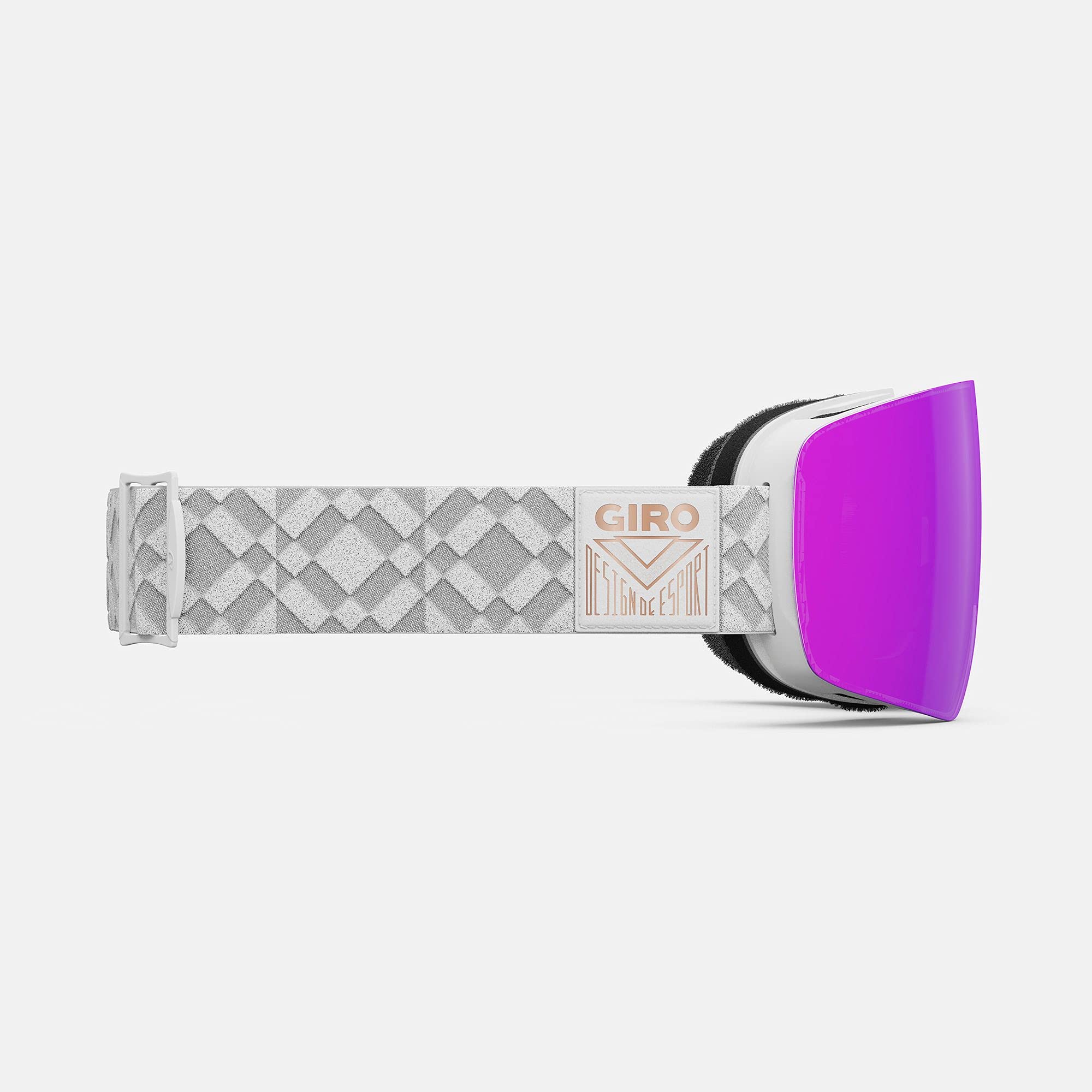 Giro Contour - Maschera da sci e snowboard, unisex, con chiusura magnetica, con 2 lenti vivide, tecnologia anti-appannamento, OTG