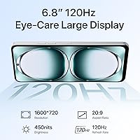 Vista 3 de UMIDIGI Nota 100 teléfonos desbloqueados NFC, teléfono celular Android 14, 16 (8+8) GB+256GB/TF 1 TB, teléfono Android 4G Dual SIM, pantalla HD