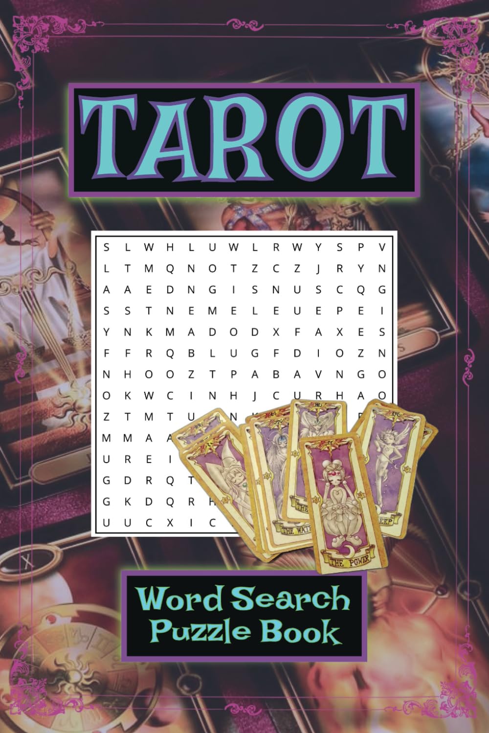The Tarot Word Search Puzzle Book: Easy To Read Print about Tarot and the Oracle for Mental Well-Being