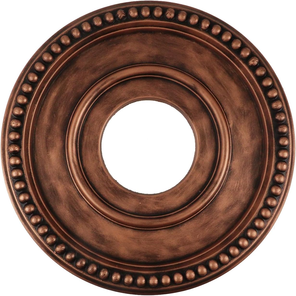 Crapyt Home Lighting Ceiling Medallions Ceiling Fan Medallion for Light Fixtures 12.4"OD x 3.94"ID Bronze