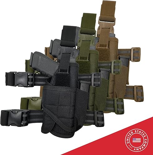 Miniatura 6 de Funda universal de nailon 500D para pierna caída, empresa estadounidense, bolsa para muslo, funda ajustable para pistola que se adapta a cualquier