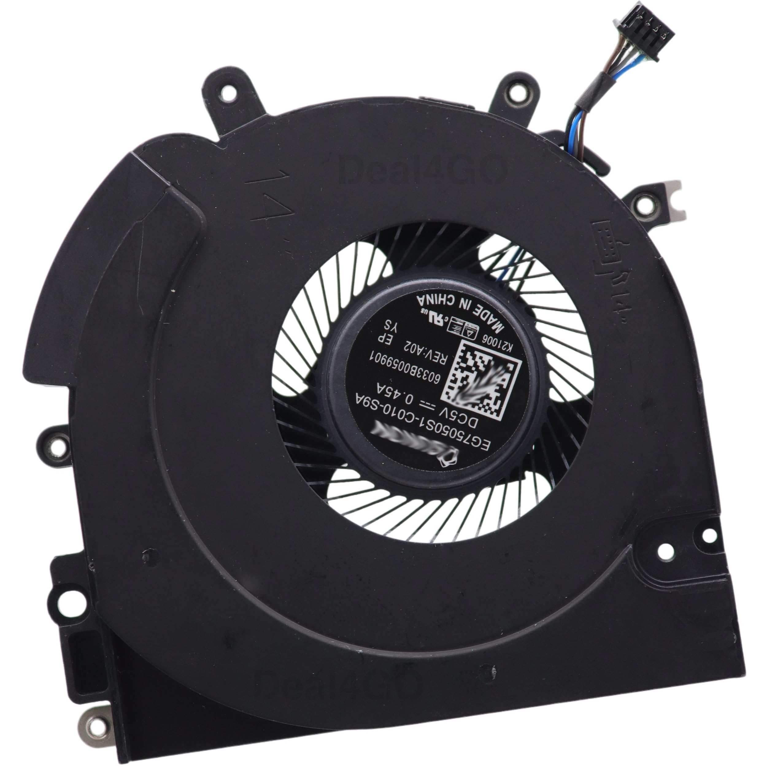 Deal4GO CPU Cooling Fan L22306-001 Replacement for HP Elitebook 840 G5, 745 G5, Zbook 14U-G5, ProBook 640 G4, MT44 R3-2300U