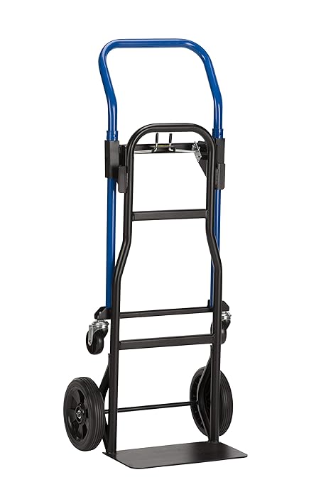 Harper Trucks JDC2223 3-1 Quick Change Convertible Hand, 400 lb, Black Frame/Blue Handle