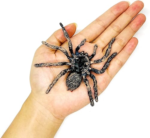 Figuras de juguete de insectos realistas de arañas falsas, accesorios de broma de araña realistas de Halloween, suministros de fiesta
