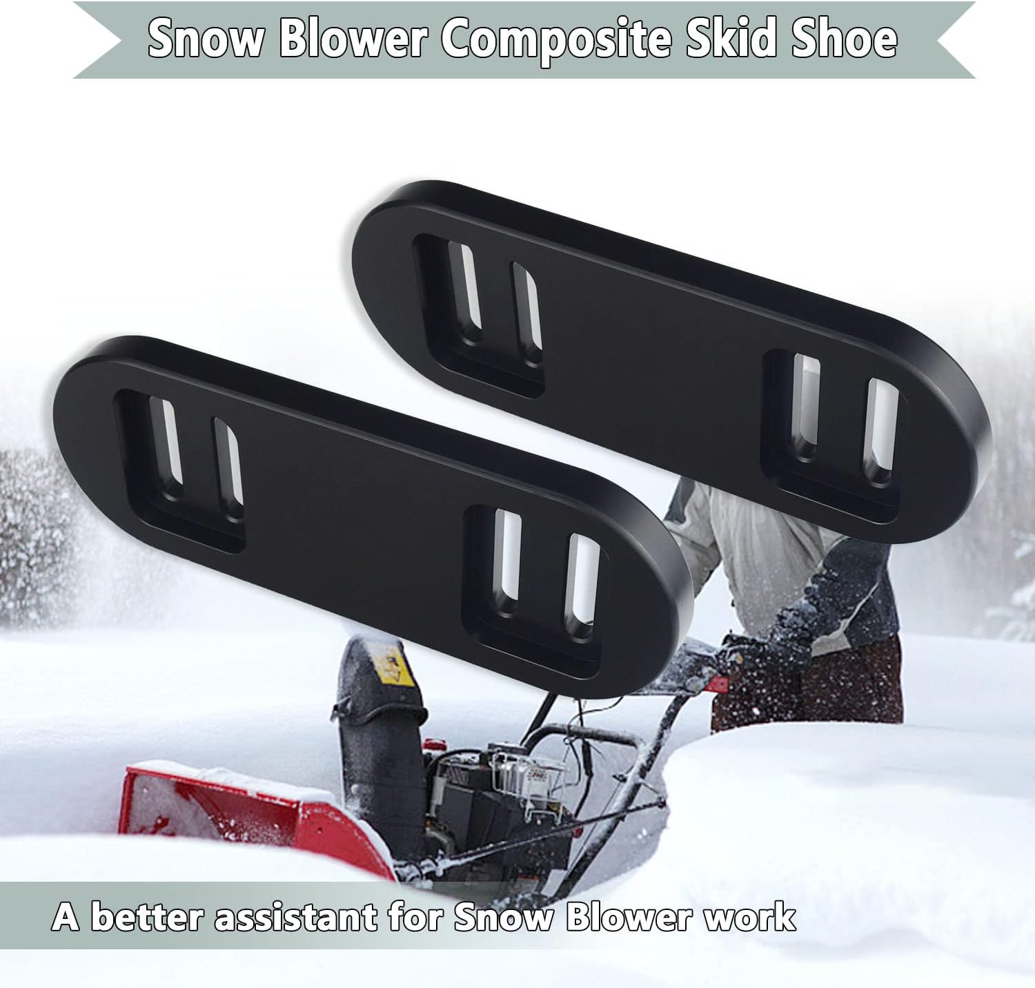 Review Haiouus A101BD Snow Blower Composite Skid Shose for MTD 790000910637 CUB Cadet 790