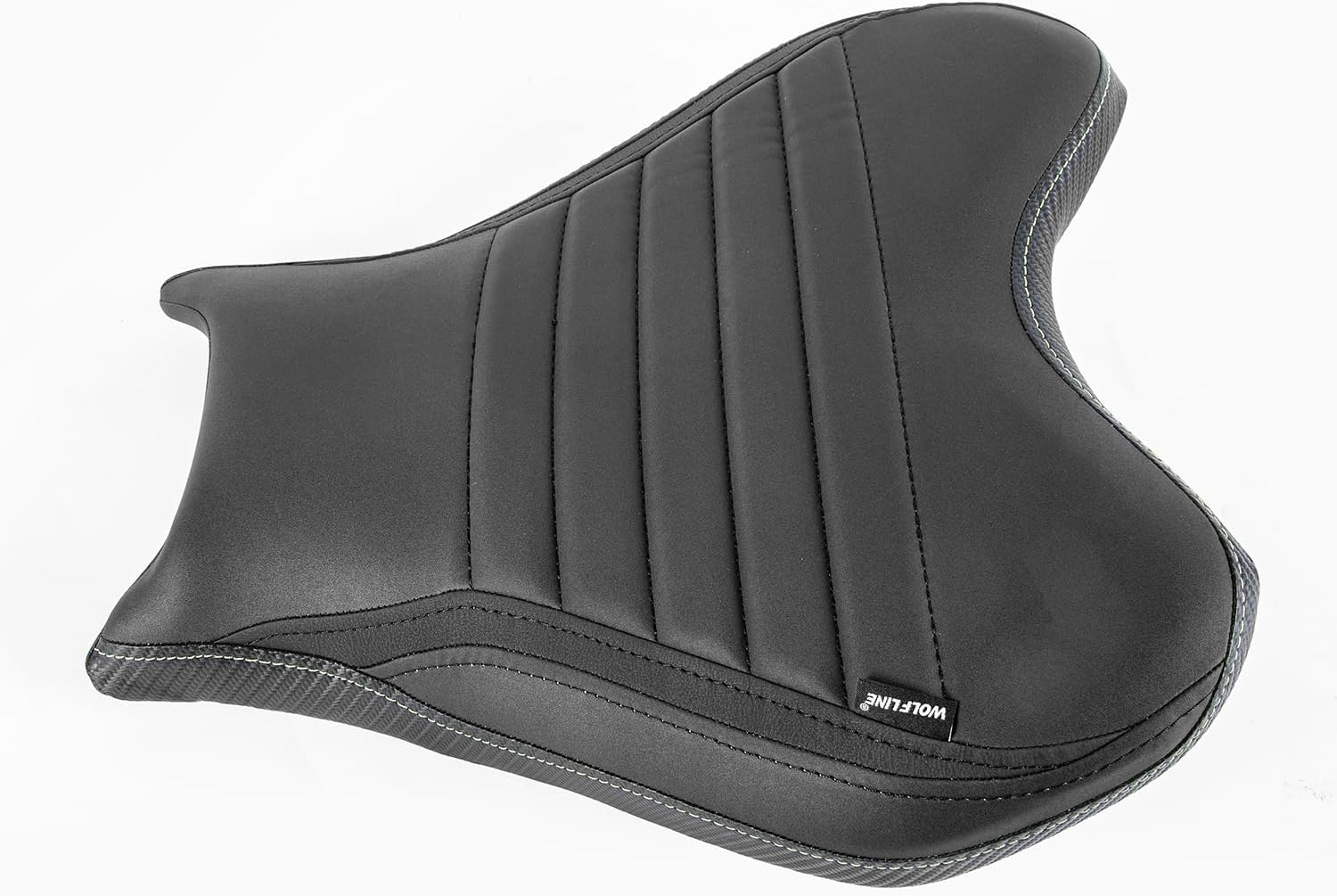 Motorcycle Rider Solo Seat Saddle Cushion Pad Compatible with YZF-R7 YZFR7 2021 2022 2023 2024 Front Driver Pressure Relief Soft Pillion, Black