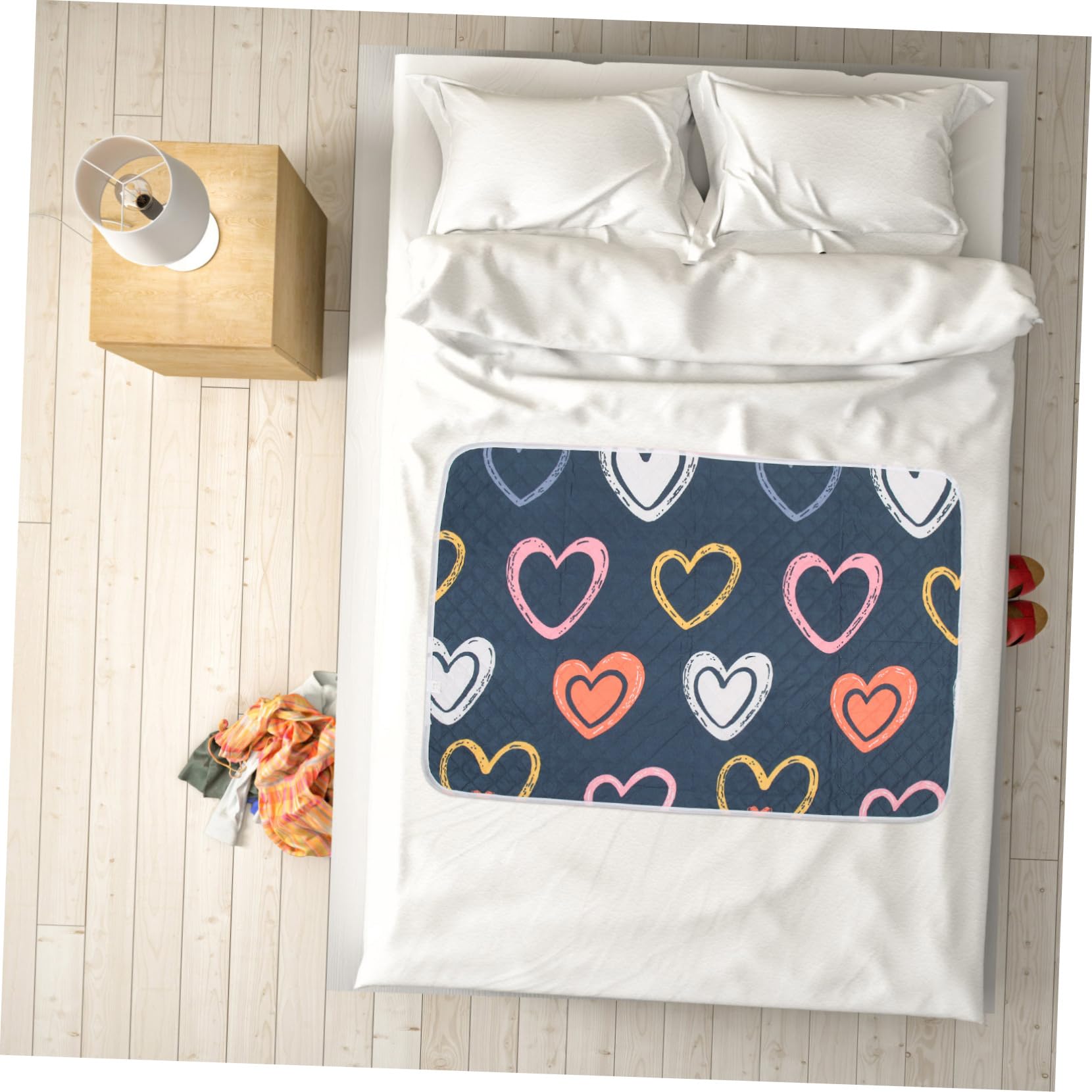 2 Uds Colchón Impermeable A Prueba De Orina para Bebés Lavable Paciente Menstruación Paciente Esterilla De Absorción Rápida Protector De Algodón para Mascotas para Niños