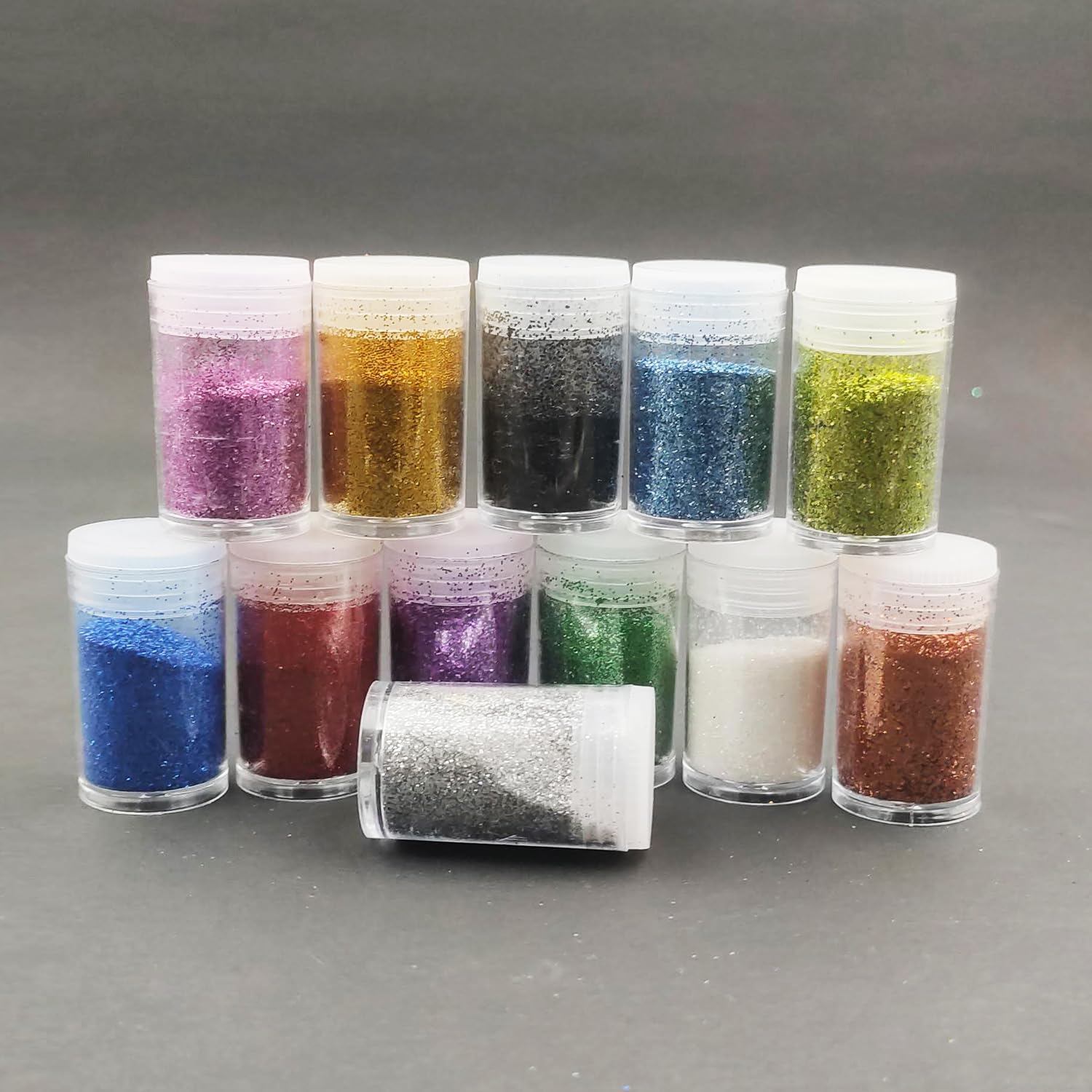 Glitter Sequins Set for Epoxy Resin, Arts & Crafts, Jewellery, Decorations, Nail Art, Body Makeup, Face, Slime, Festival Party Decoration(034)- Pack of 12-image-47