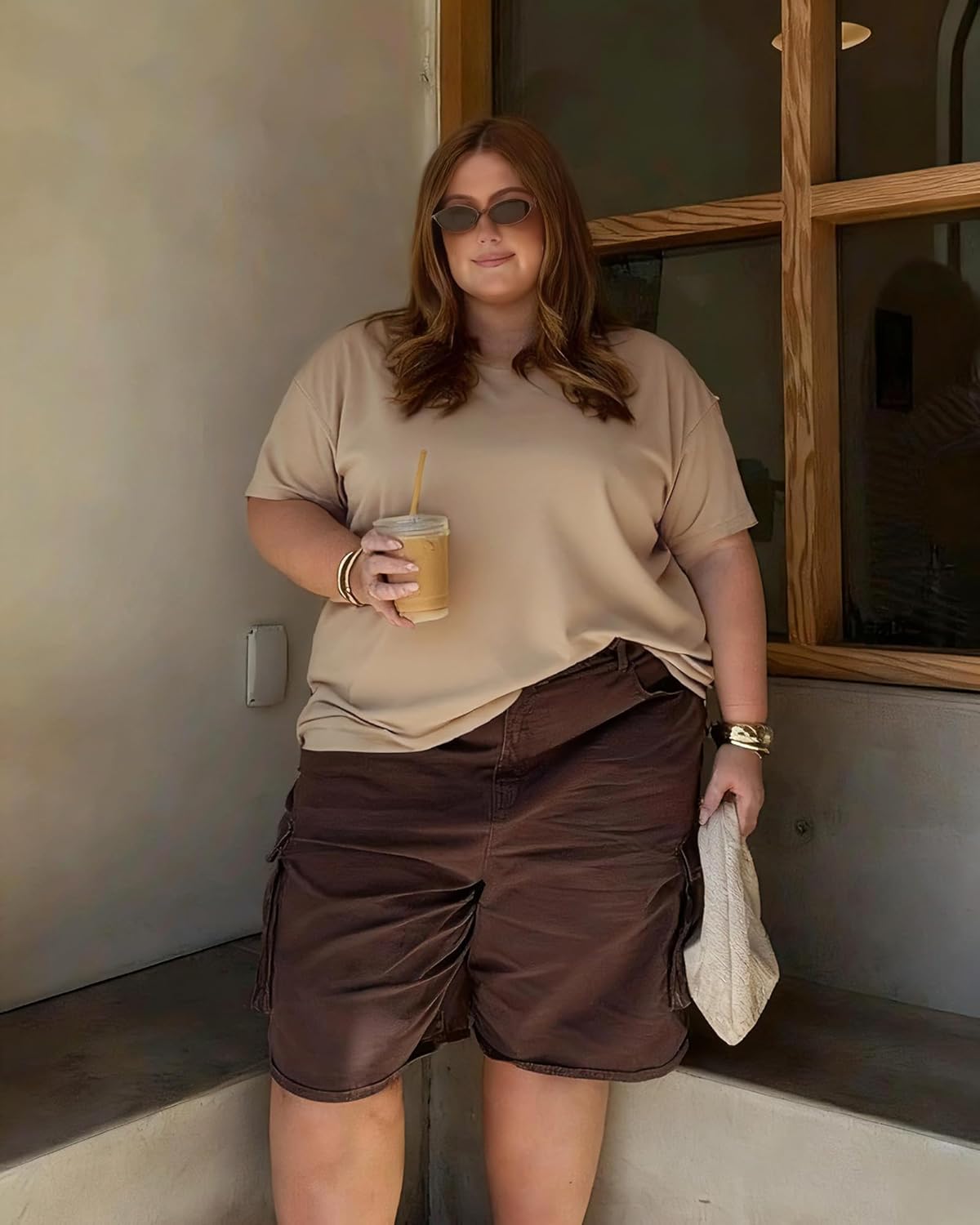 Plus Size Tops Casual Oversized Tshirts for Women Loose Fit Crew Neck Blouses Summer Basic Tees - Image 2