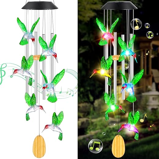 Birthday Gifts for Women,Gifts for Women,Christmas Wind Chimes Gifts for Women Men Him Mom Grandma Sister Boyfriend Her Wife Angel Wind Chimes for Outside Garden Outdoor Yard Home House Patio Decor