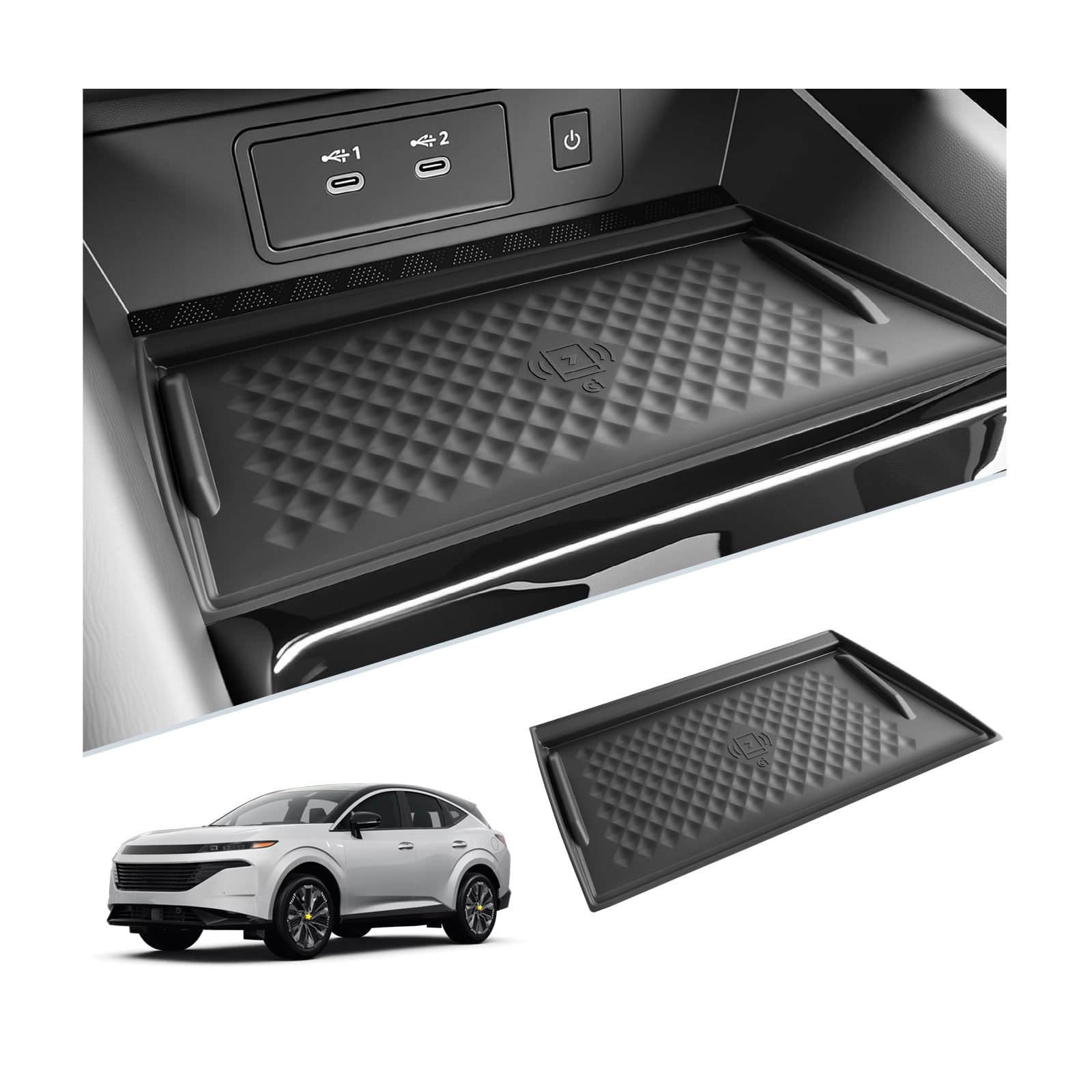 Fit Nissan Rogue Lower Console Organizer,for Nissan Rogue Accessories Lower Console Storage Glove Tray With Coin Holder Compatible With 2021 2022 2023 2024 Nissan Roguesslsvplatinum - View #13