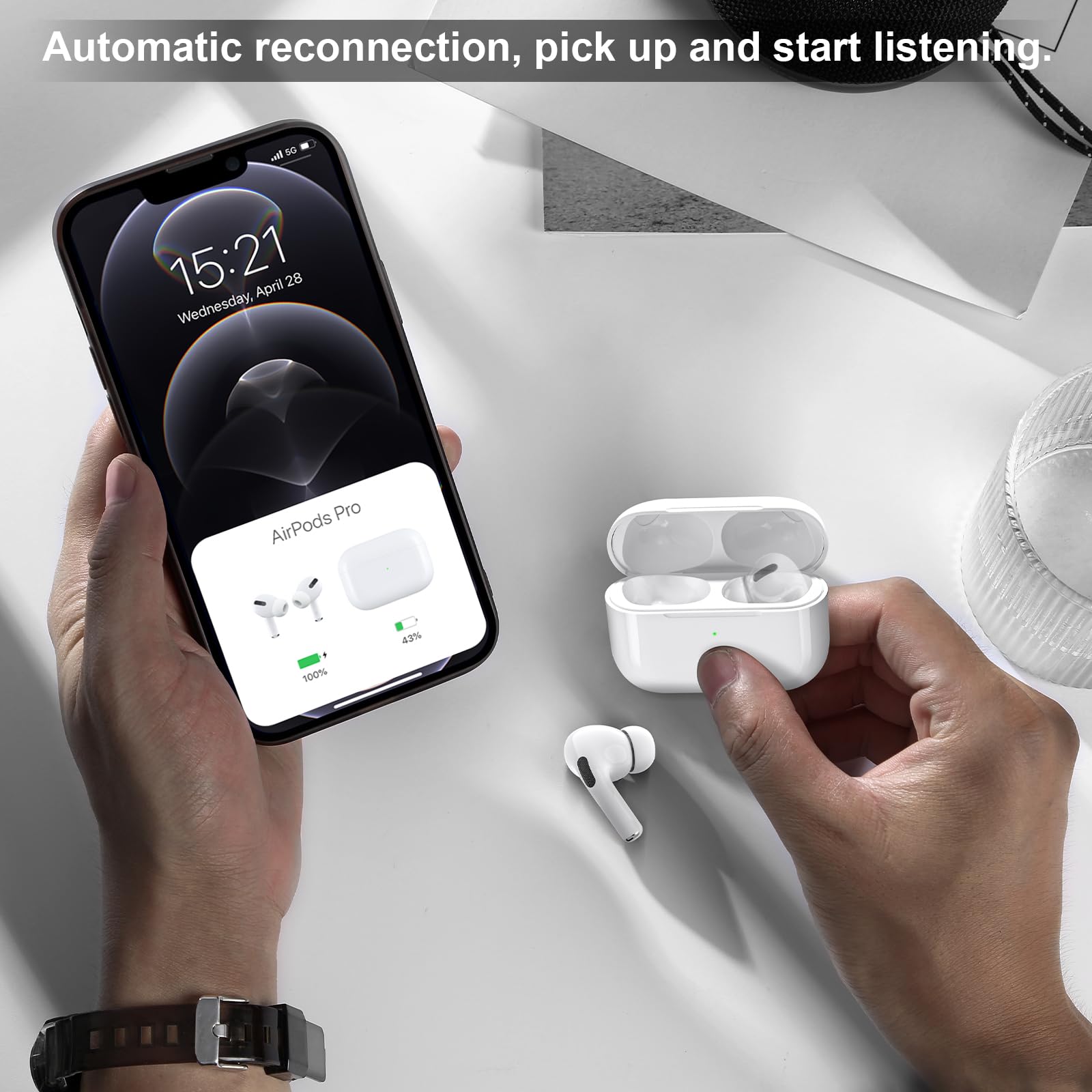 Wireless Charging Case Compatible with AirPod Pro 3, Air Pod Pro