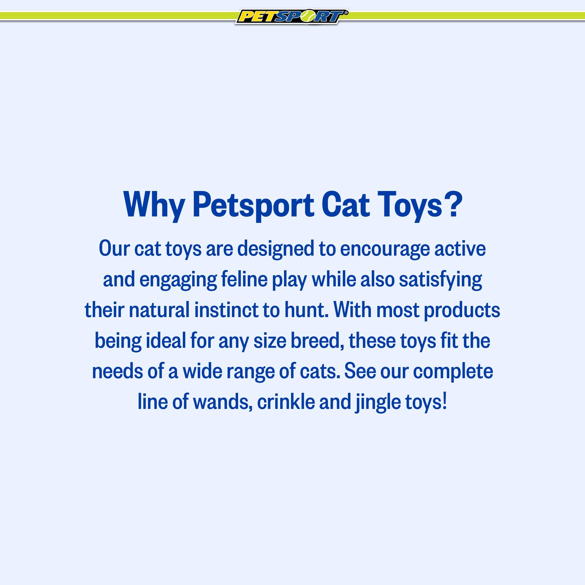 Petsport Cat Springs - Juguete para gatos pequeños, paquete de 8