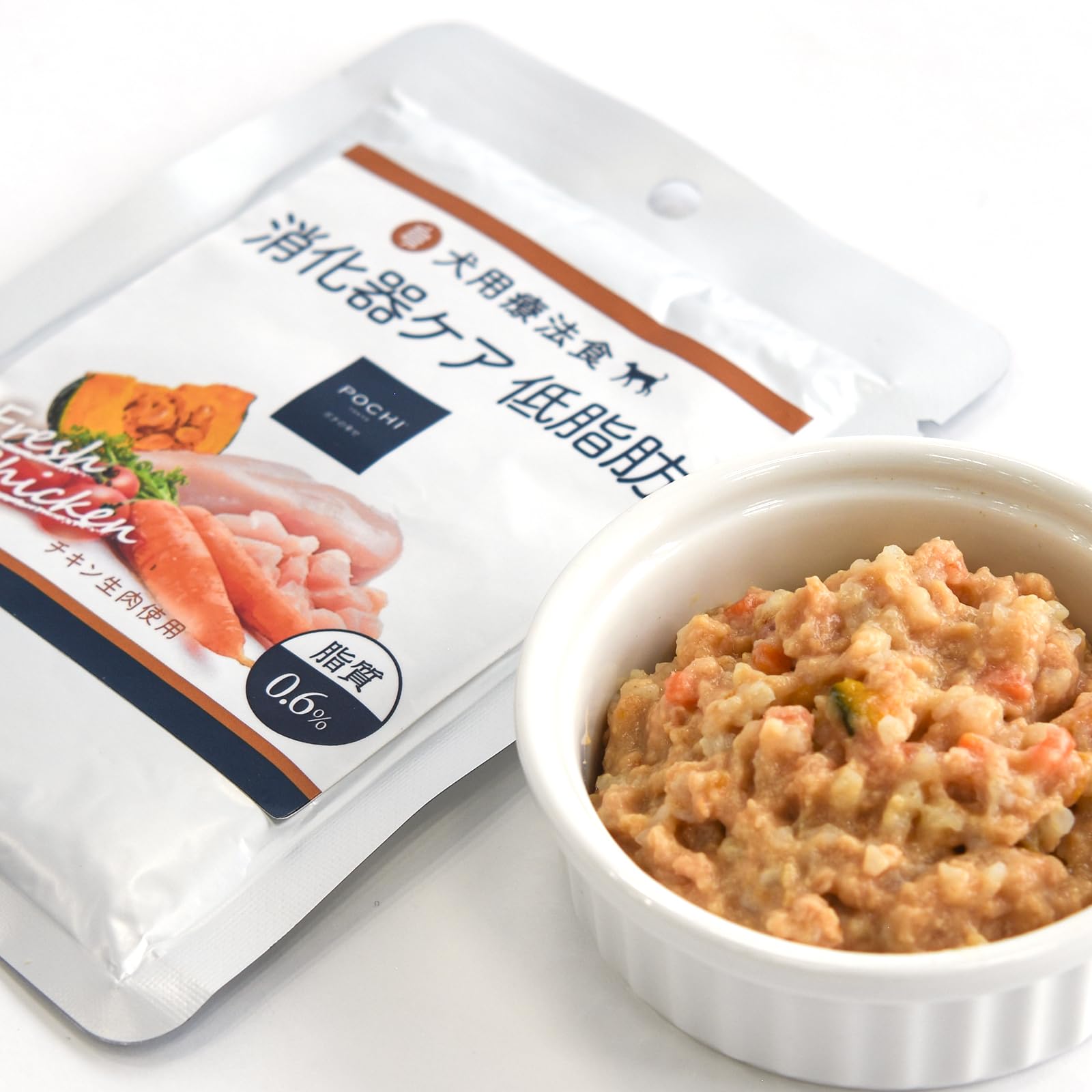 Amazon.co.jp: POCHI 食事療法食 ウェット 消化器ケア 低脂肪 チキン