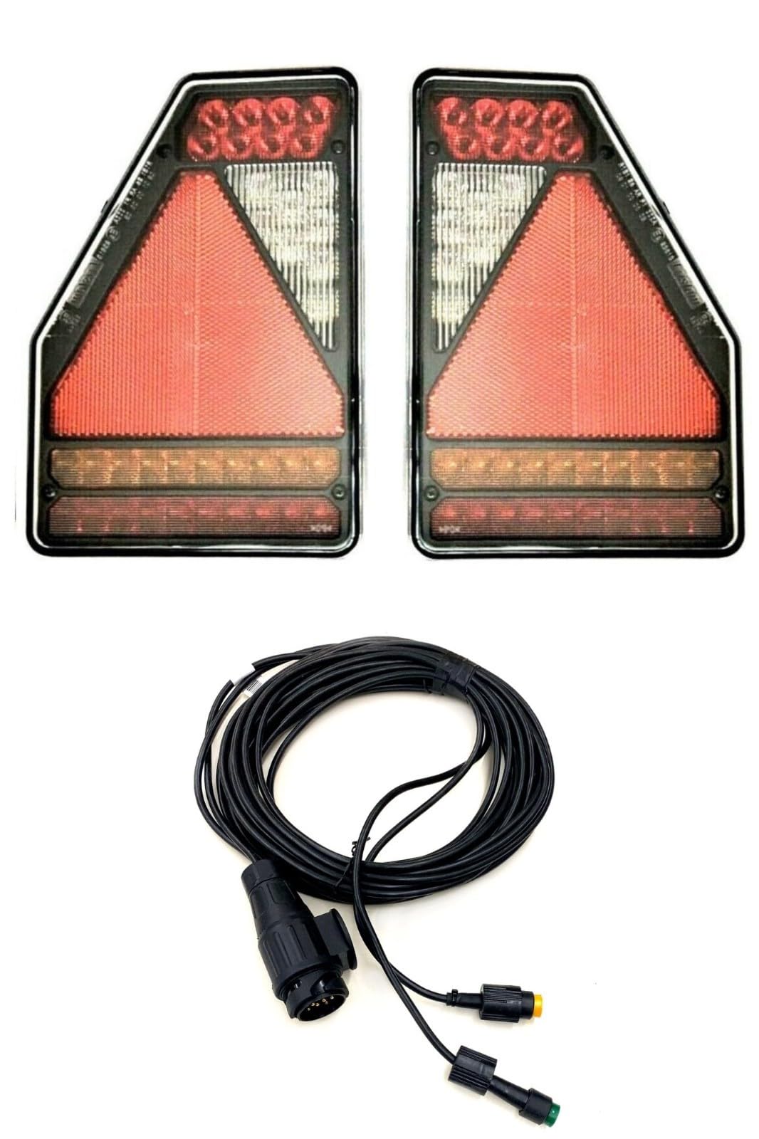 2 Pilotos LED Luces Traseras para Remolque