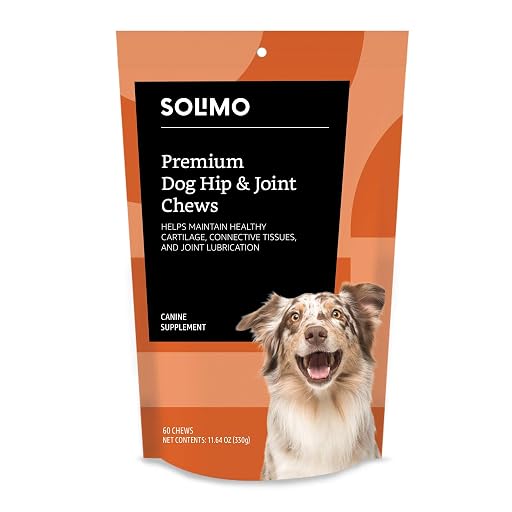 Solimo Premium Dog Hip and Joint Supplement Chews