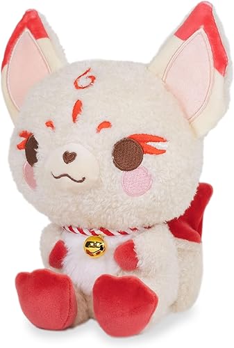 Miniatura 9 de Cuddle Barn PlushGoals - Mina The Maneki Neko - Juguete de peluche suave kawaii, 6 pulgadas