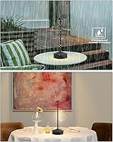 Vista 9 de Juego de 2 lámparas de mesa inalámbricas recargables de 6000 mAh, lámparas de escritorio con pilas, lámpara táctil LED portátil, lámpara