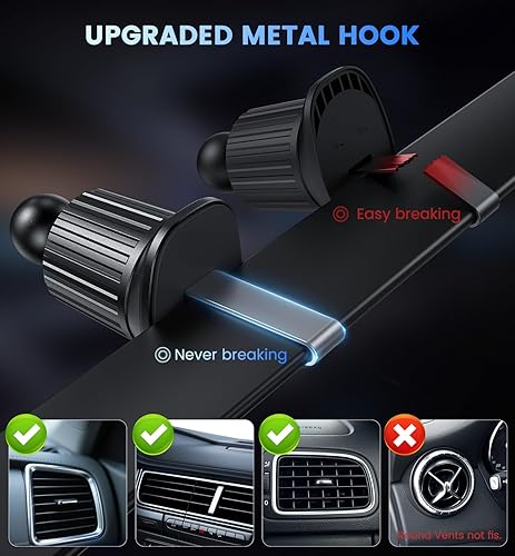 Miniatura 7 de Mag-Safe - Cargador de coche inalámbrico magnético de 15 W para iPhone 17, accesorios soporte magnético para teléfono para coche 3 en 1 Mag Safe Car